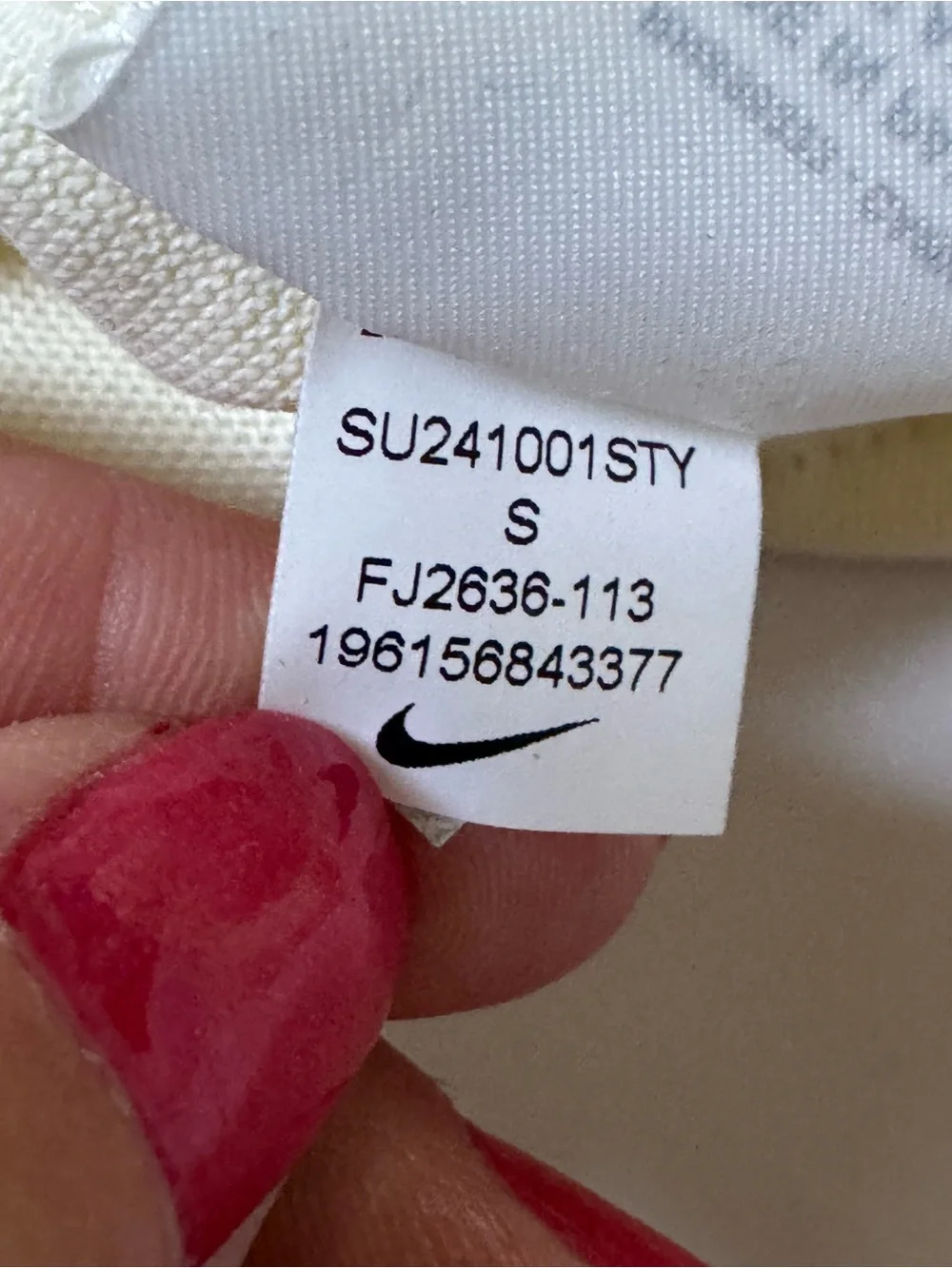 Nike Cream Sleeveless Girls' Button-Front Romper in Coconut Milk White Small NWT